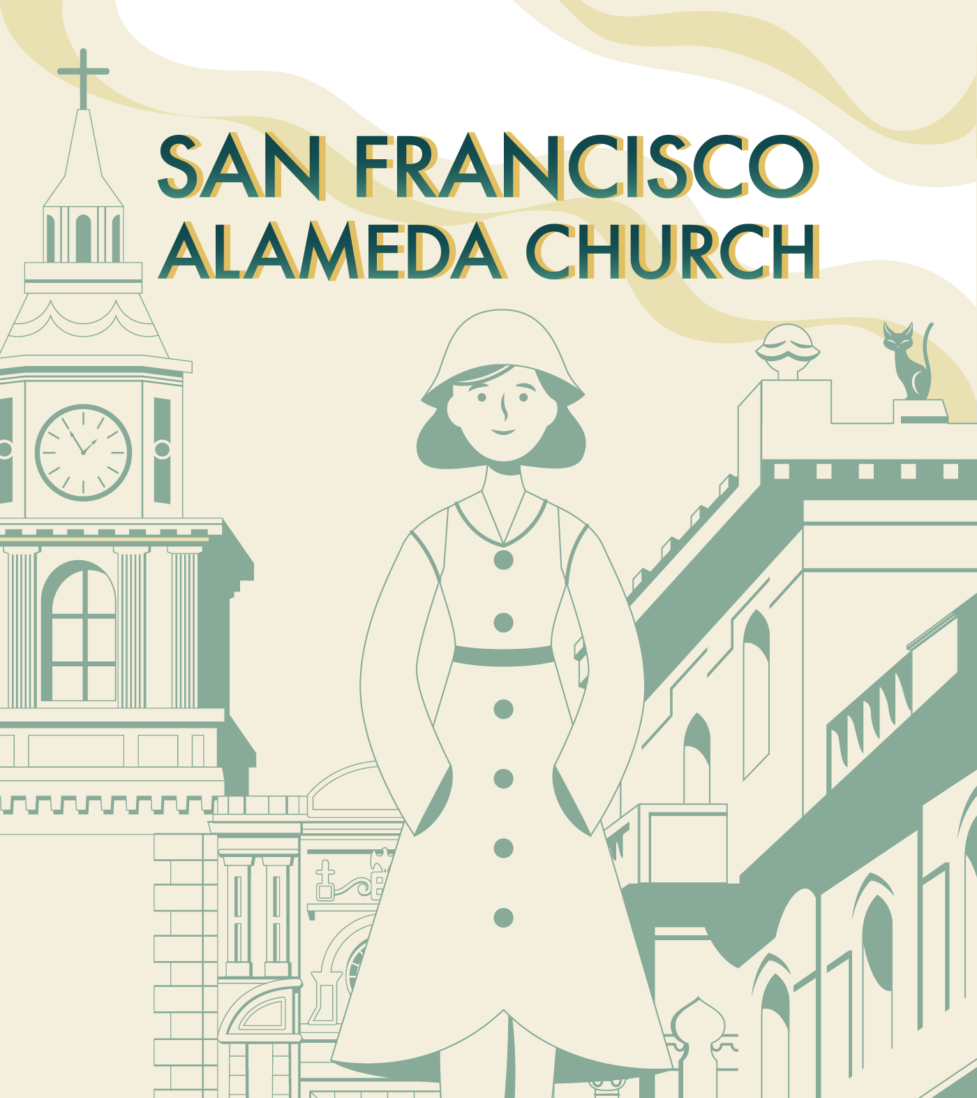 San Francisco Mappin Poster